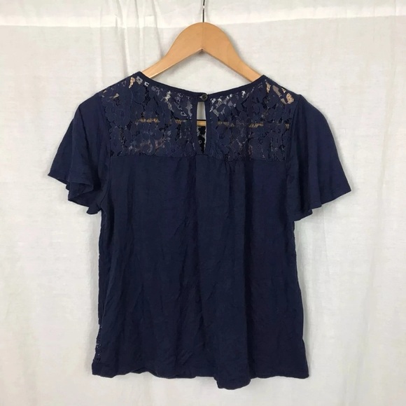 Altar'd State Women's Boho Embroidered Short Sleeve Peasant Shirt M - Picture 3 of 6